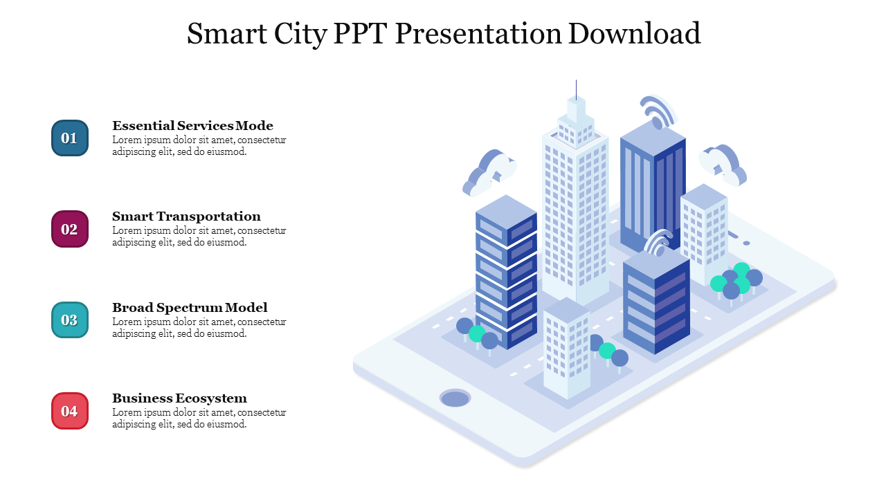 Smart City PPT Presentation Download
